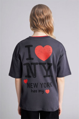 Resim Defacto Kız Çocuk T-shirt G9588A8/AR58