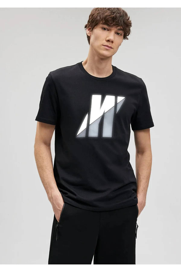 Resim Mavi  Erkek T-Shirt M0612527-900