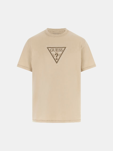 Resim Guess  Erkek  T-shirt M6RI23K8FQ4-G1DR Ss Cn Terry Logo Tee