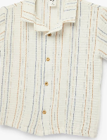 Resim Koton Erkek Bebek Kısa Kol Gömlek 6SMB60015TW