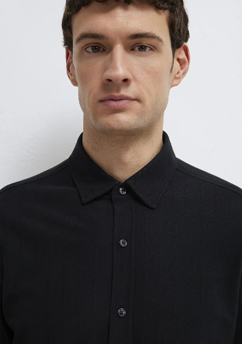 Resim Mavi Erkek Uzun Kol Gömlek M0212062-900