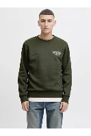 Resim Jack & Jones Jjmakoto Sweat Crew Neck Erkek Sweat 12278601