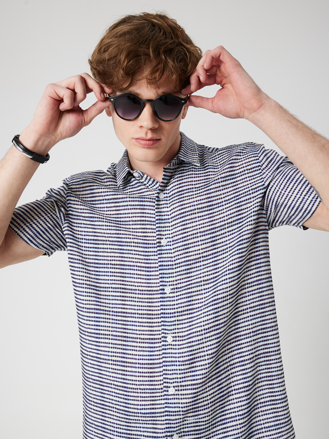 Resim Loft Erkek Relax Fit Kısa Kol Gömlek LF2039535