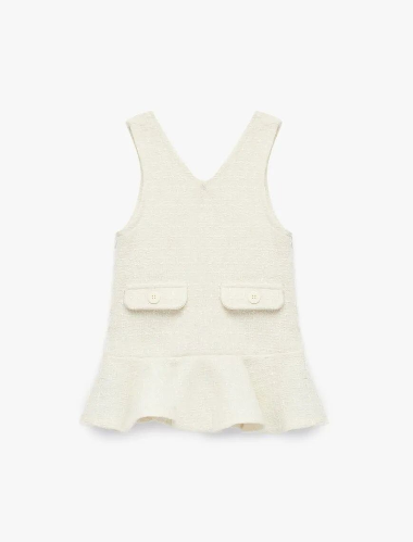 Resim Koton Kız Bebek Elbise 6SMG80064AW