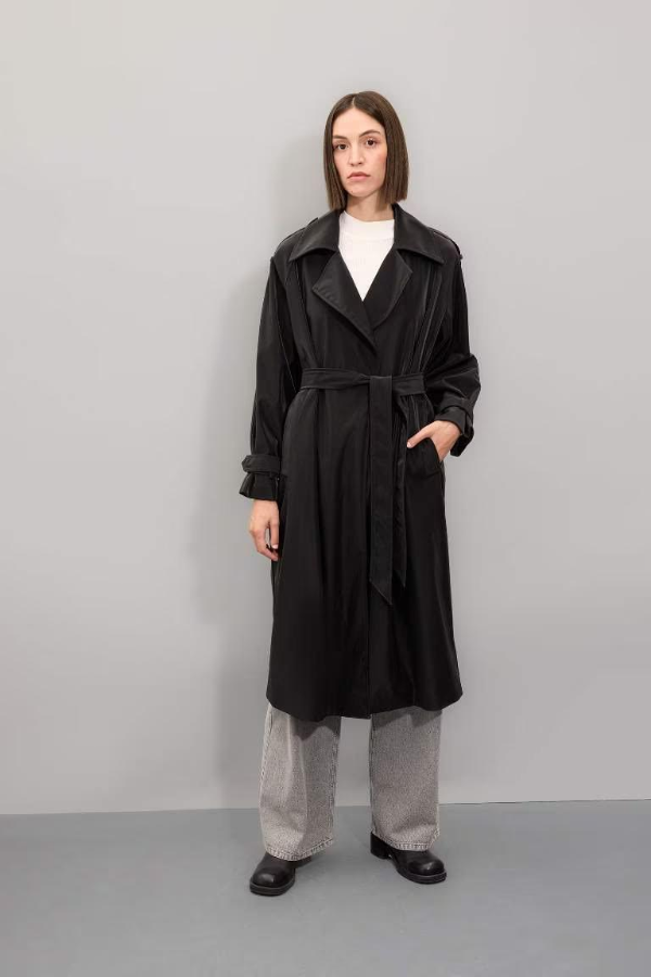 Resim Defacto Kadın Pardesü&Trençkot A0972AX/BK27