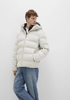 Resim Mavi Kapüşonlu Erkek Ceket M0110313-70144