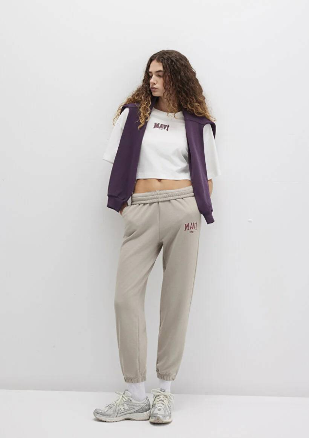 Resim Mavi Örme Kadın Eşofman Alt M1010757-70112