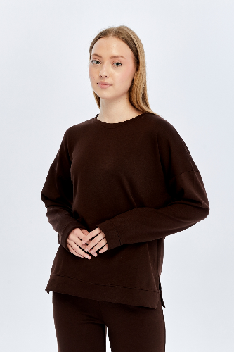 Resim Viole&More Kadın Pantolon Takım 2354  Yırtmaçlı Modal Klasik