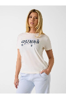 Resim Guess Athleisure  Kadın  T-shirt V6GI02K2963-G012 Agnes Ss Cn T-Shırt