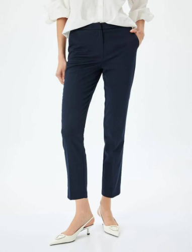 Resim Koton Kadın  Kanvas Pantolon 5SAK40039UW