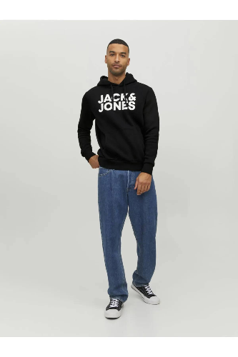 Resim Jack & Jones Jjecorp Logo Sweat Hood Noos Erkek Sweat 12152840