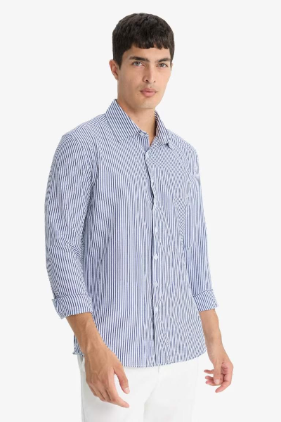 Resim Defacto Erkek Uzun Kol Gömlek D6003AX/WT34