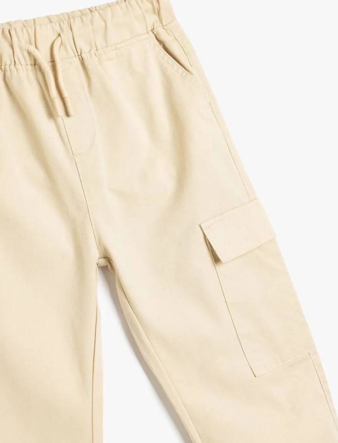 Resim Koton Erkek Çocuk Kanvas Pantolon 5SKB40054TW