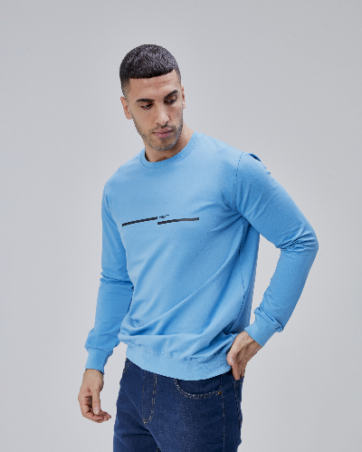 Resim Paul&More Erkek Sweat What Baskı 0 Yaka 2 İp