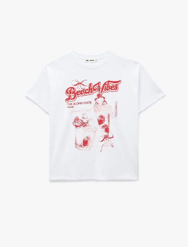 Resim Koton Kadın T-shirt 6SAL10061IK