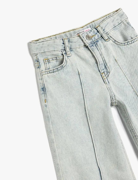 Resim Koton Kız Çocuk Jean Pantolon 5SKG40059AD