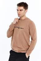 Resim Paul&More Erkek Sweat What Baskı 0 Yaka 2 İp