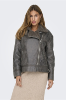Resim Only Onlbetty Bonded Oversızed Avıator Cc Otw Kadın Deri Mont Ve Ceket 15322044