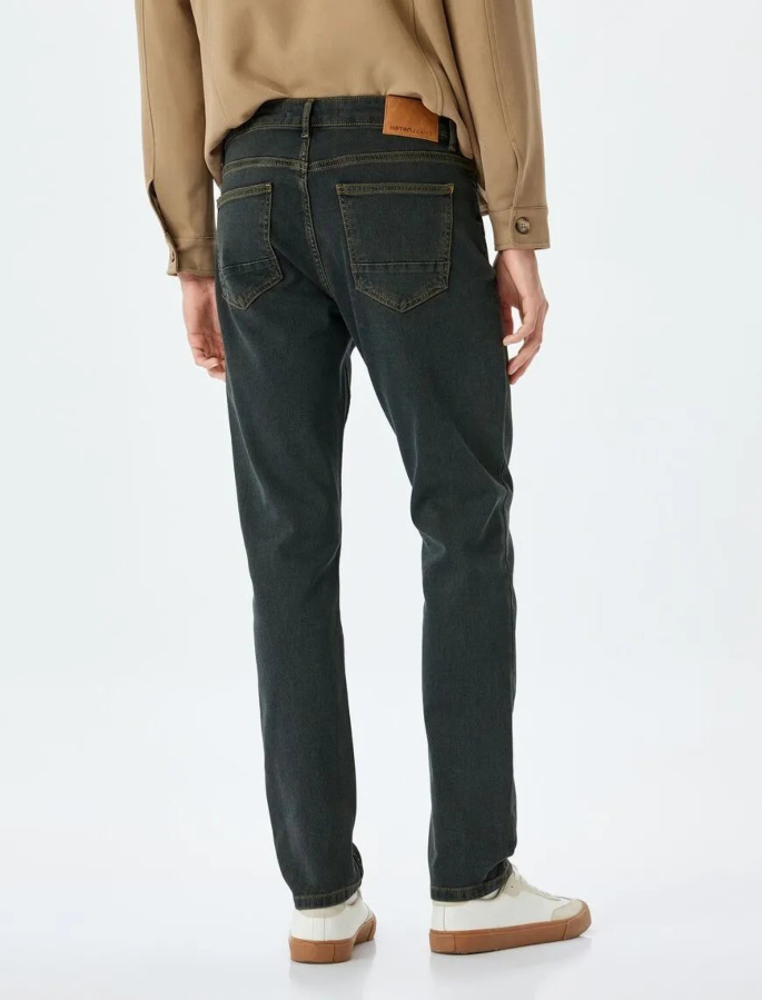 Resim Koton Brad Slim Erkek Jean Pantolon 5Sam40053Id
