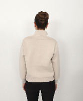 Resim Viole&More Kadın Sweat 114 Yarım Fermuarlı