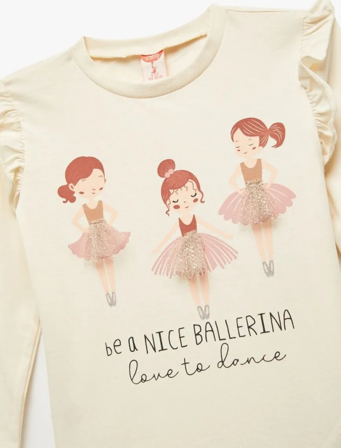 Resim Koton Kız Bebek Sweat 6WMG10036AK