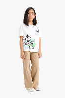 Resim Defacto Kız Çocuk  Kanvas Pantolon E6188A8/BG656