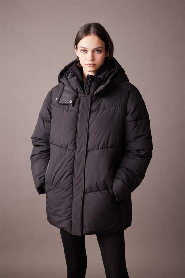 Resim Defacto Kadın  Mont A1553AX/BK81