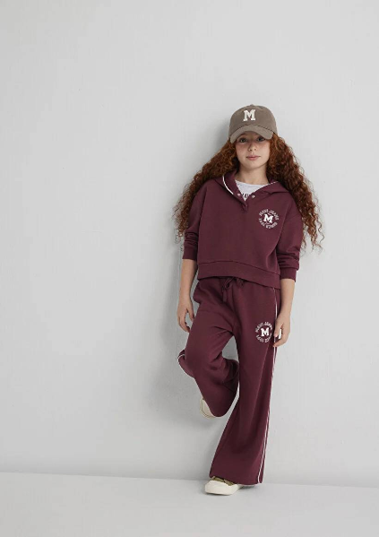 Resim Mavi M Baskılı Kız Çocuk Eşofman Alt M7010032-70393