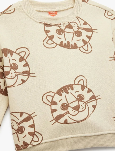 Resim Koton Erkek Bebek Sweat 6WMB10165TK