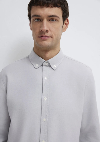 Resim Mavi Erkek Uzun Kol Gömlek M0211199-70086