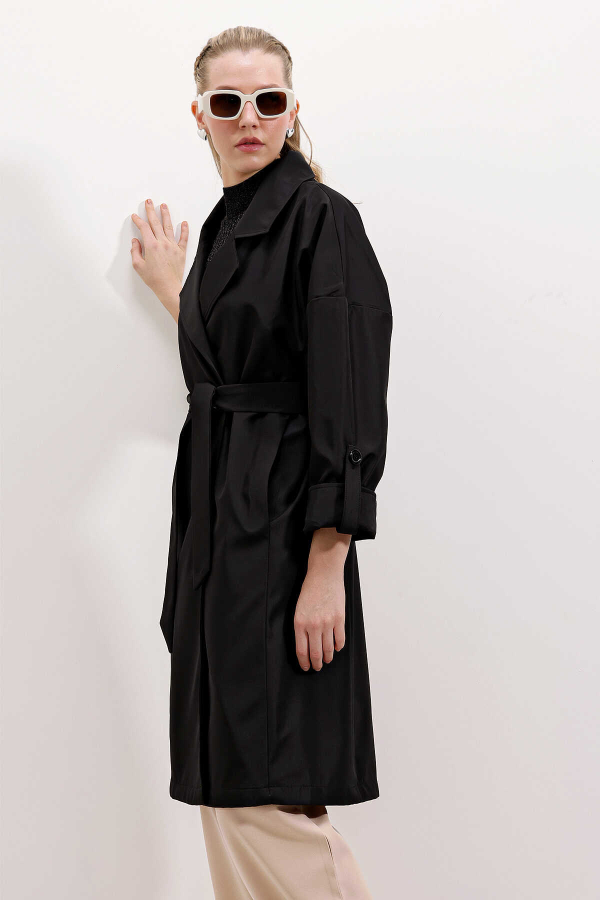 Resim Yenikoza Kadın Pardesü  Trençkot