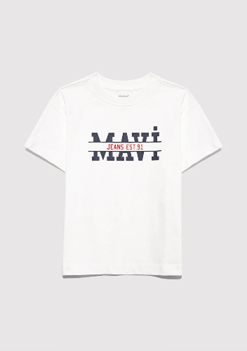 Resim Mavi Erkek Çocuk Tişört M6610397-70057