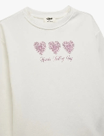 Resim Koton Kız Çocuk Sweat 6WKG10371AK