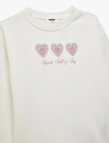 Resim Koton Kız Çocuk Sweat 6WKG10371AK