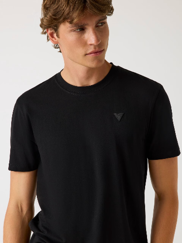 Resim Guess Athleisure  Erkek  T-shirt Z2YI12JR06K-JBLK Hedley Ss T-Shırt