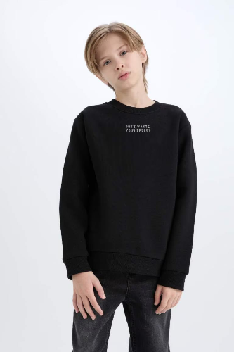 Resim Defacto Erkek Çocuk  Sweat D3035A8/BK81
