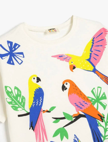 Resim Koton Kız Çocuk T-shirt 5SKG10061AK