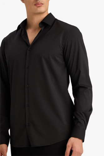 Resim Defacto Erkek  Uzun Kol Gömlek F9884AX/BK81