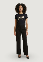 Resim Guess Athleisure  Kadın  T-shirt V6GI02K2963-JBLK Agnes Ss Cn T-Shırt