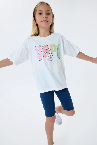 Resim U.S. Polo Assn Kids Kız Çocuk Tayt Takım Us2517-G