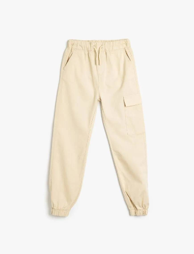 Resim Koton Erkek Çocuk Kanvas Pantolon 5SKB40054TW