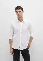 Resim Mavi Uzun Kol Erkek Gömlek M0210294-620