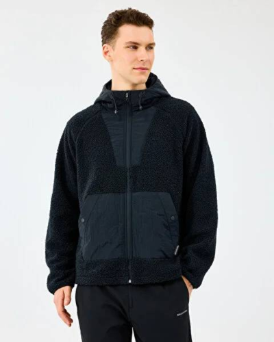 Resim Skechers M Comfort Hoodie Sherpa  Erkek Ceket S2520131-3817
