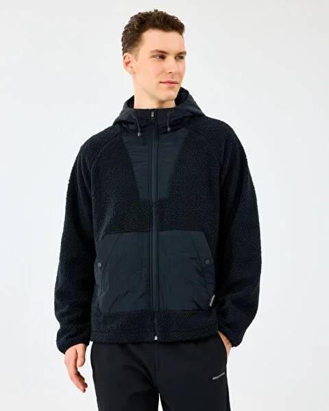 Resim Skechers M Comfort Hoodie Sherpa  Erkek Ceket S2520131-3817