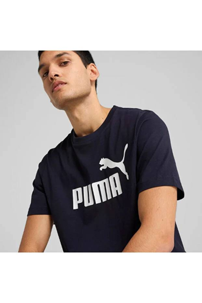 Resim Puma Ess No. 1 Logo Tee Erkek T-shirt 682532-16