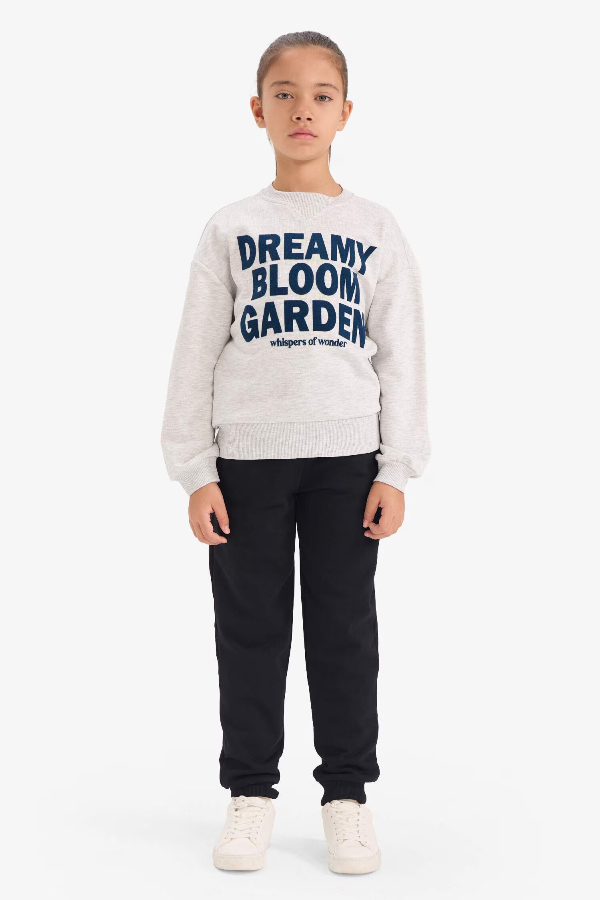 Resim Defacto Kız Çocuk Sweat G3801A8/GR85