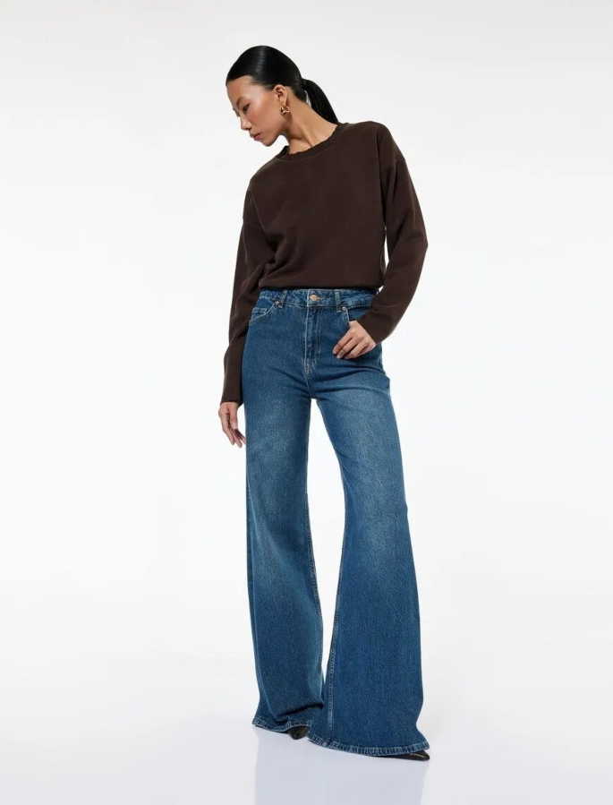 Resim Koton Kadın Jean Pantolon 6WAL40174MD