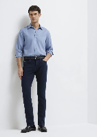 Resim Mavi Marcus Erkek Jean Pantolon M00351A2971