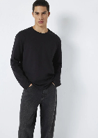 Resim Mavi Erkek T-shirt M0613170-900