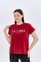 Resim Viole&More Kadın T-Shirt Yk21 California Baskılı